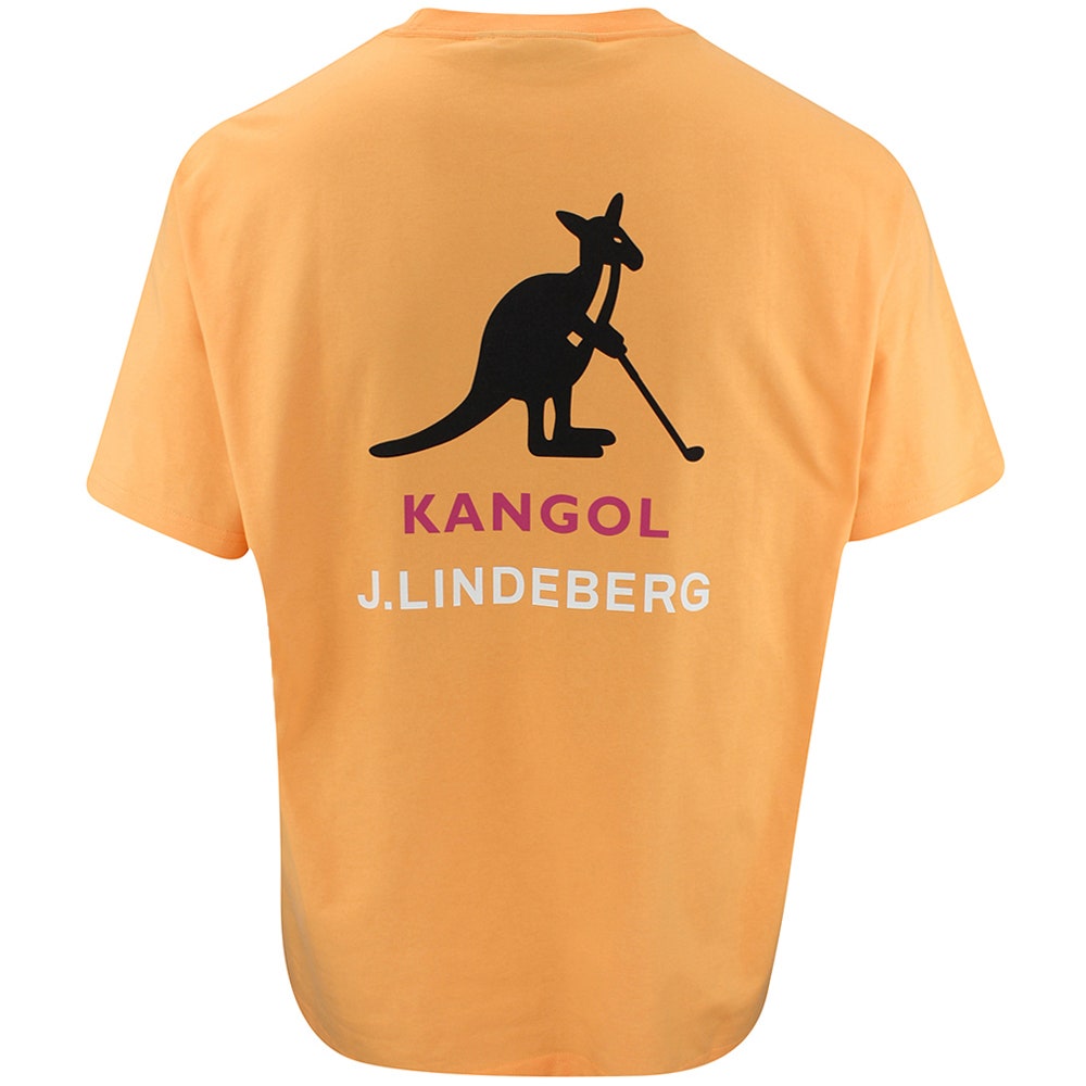J.Lindeberg x Kangol Golf T-Shirt - Davie Tee - Mock Orange PF25