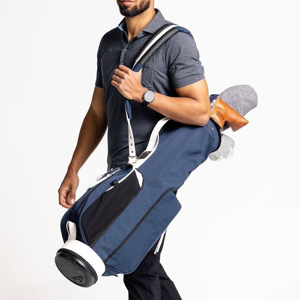 Jones Golf Bag - Players Series R Single Strap - Navy - White 2024