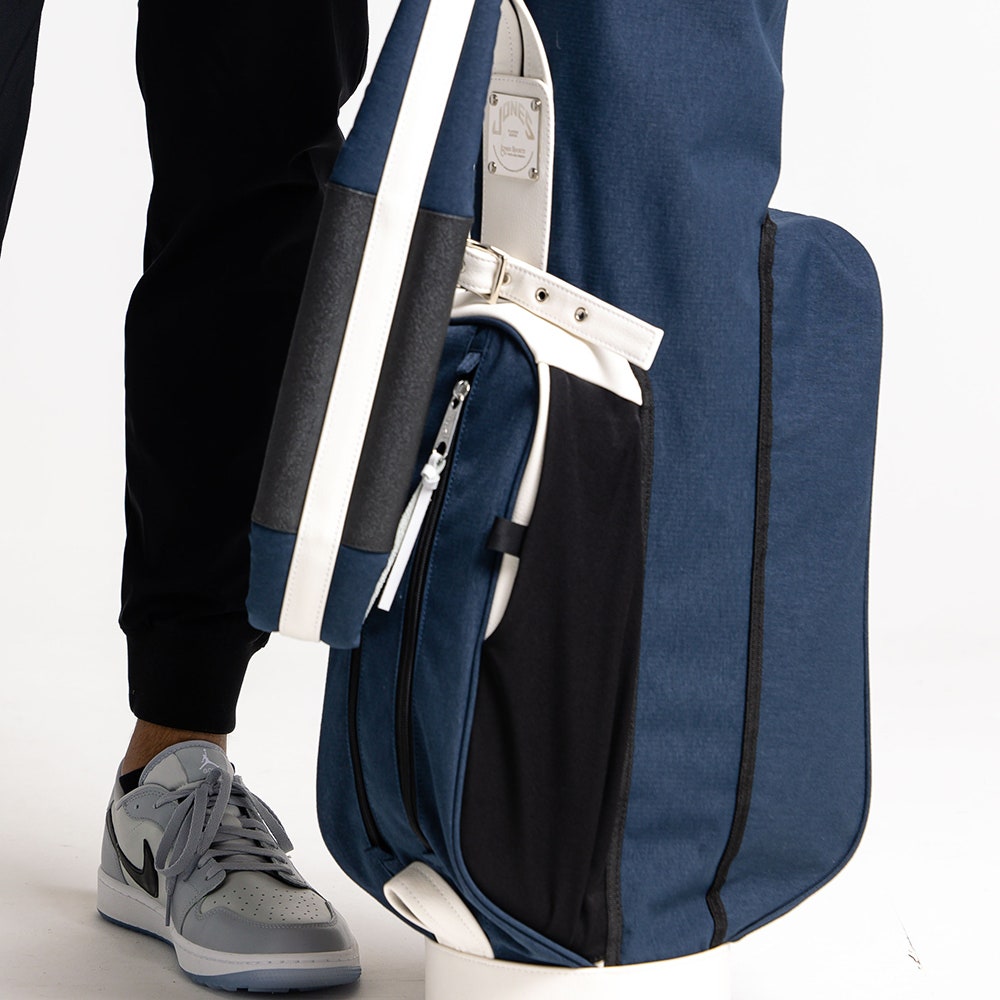 Jones Golf Bag - Players Series R Single Strap - Navy - White 2024