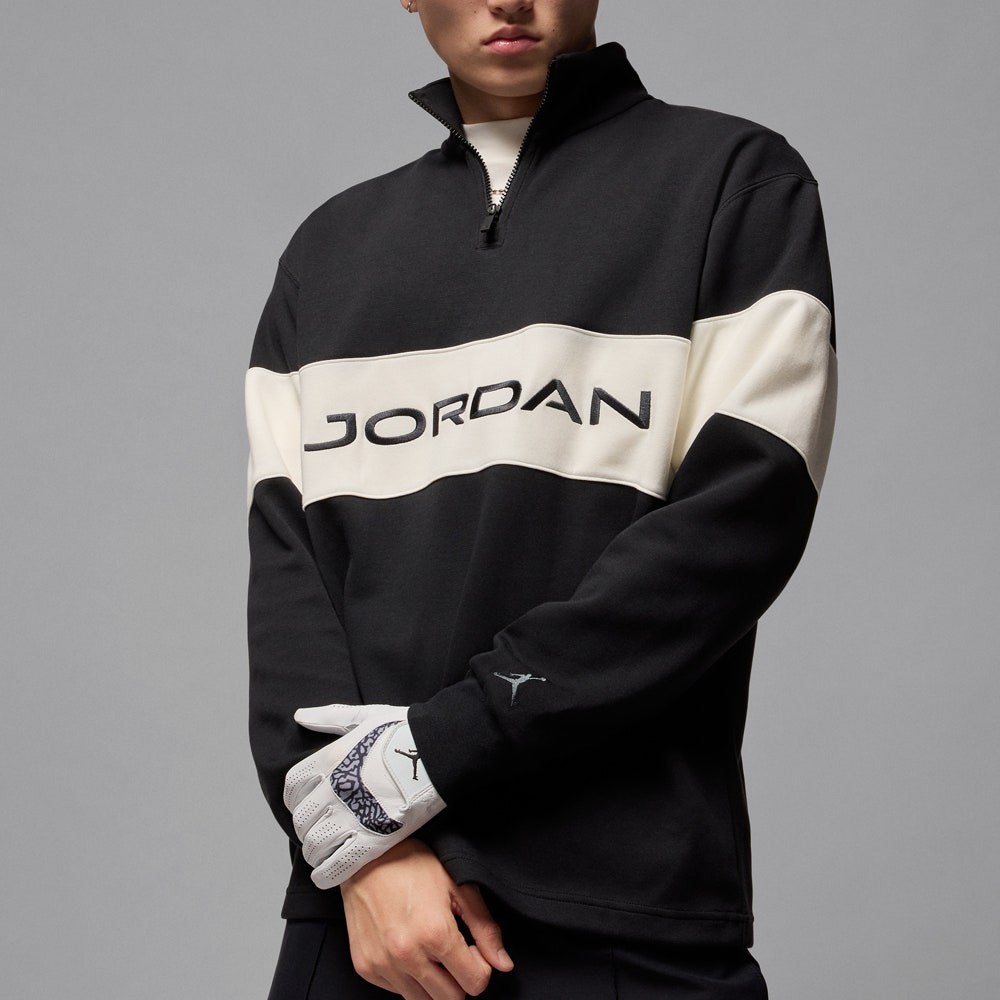 Jordan Golf Pullover - DF Colour Block HZ - Black SP26