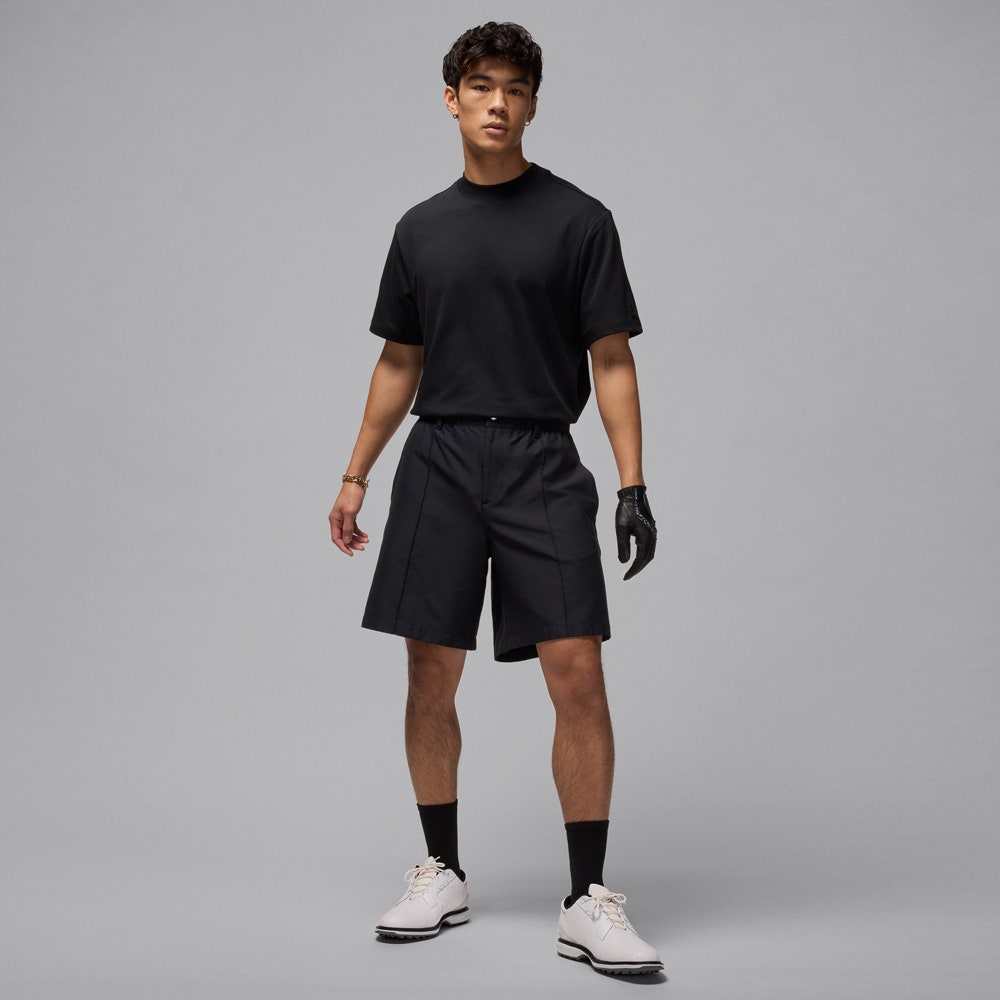 Jordan Golf Shirt - DF Mock Neck Polo - Black SP26