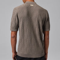 Jordan Golf Shirt - DF Signature Knit Button Down - Olive Grey SP26