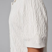 Jordan Golf Shirt - DF Signature Knit Button Down - Sail SP26