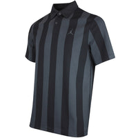 Jordan Golf Shirt - DF Sport Stripe Polo - Black SP26