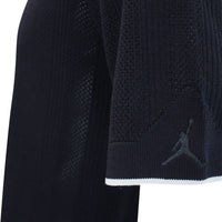 Jordan Golf Shirt - SS Button Down Knit Polo - Black FA25