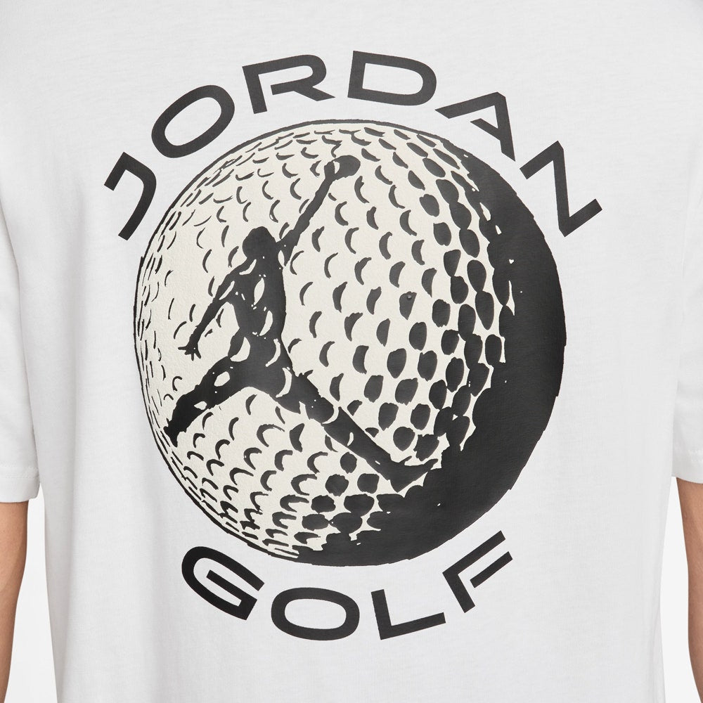 Jordan Golf T-Shirt - DF Crew Neck Tee - White FA25