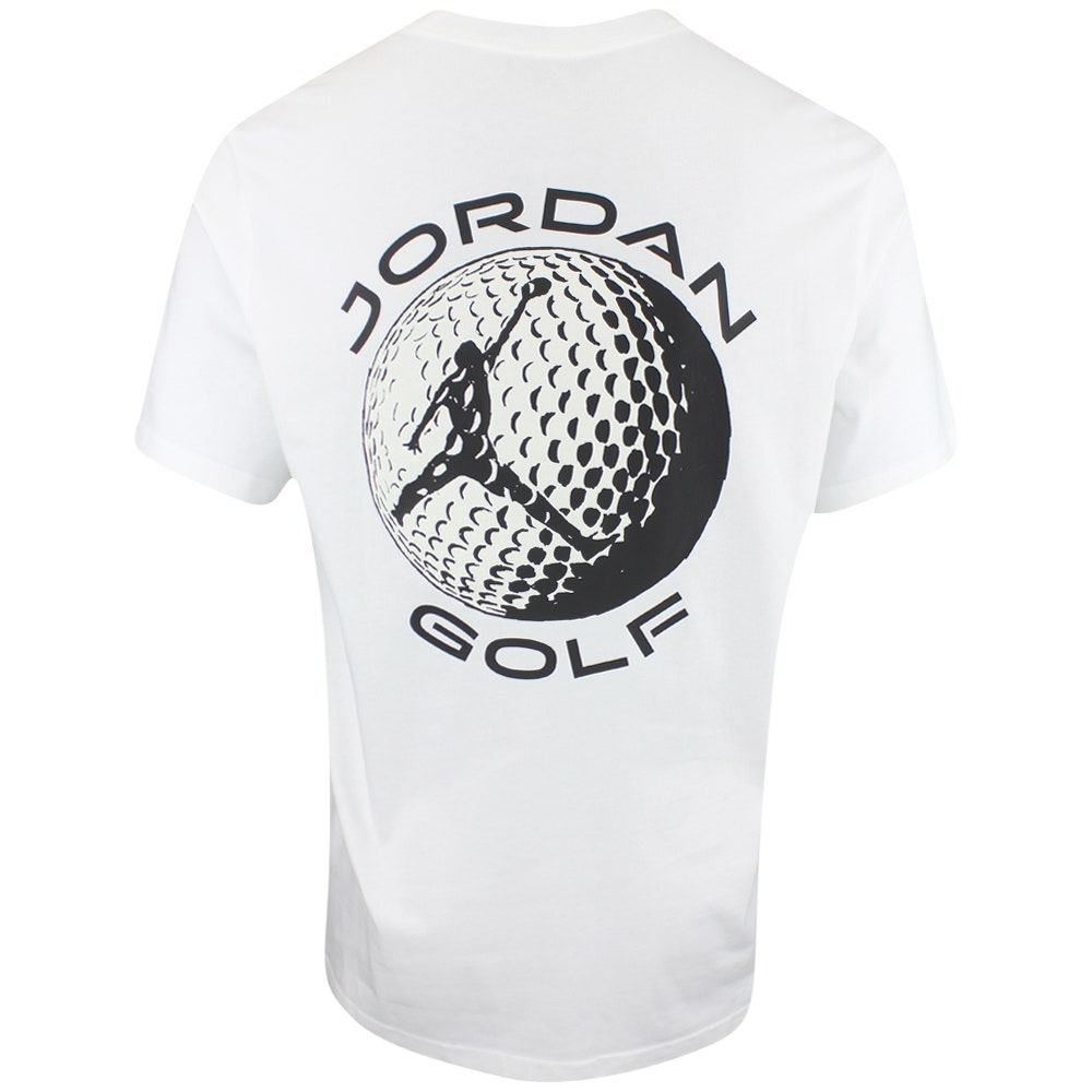 Jordan Golf T-Shirt - DF Crew Neck Tee - White FA25