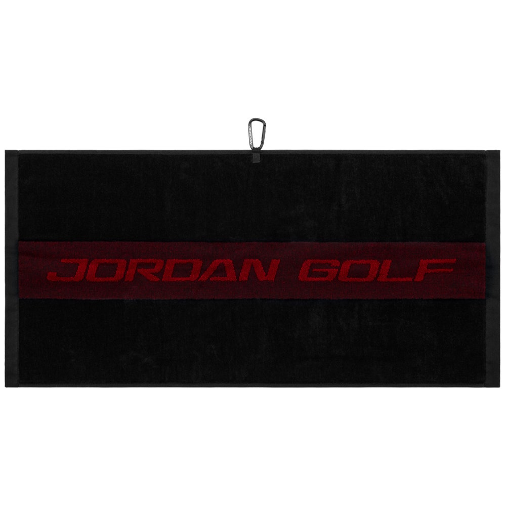 Jordan Golf Towel - Utlity 2.0 - Black - Varsity Red 2026