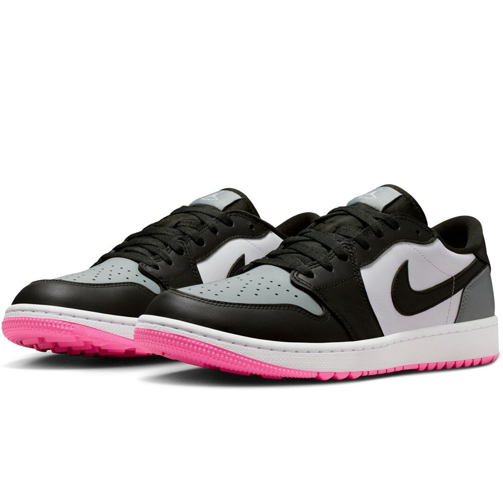 Nike Golf Shoes - Air Jordan 1 Low G - Black - Pink Glow SU26