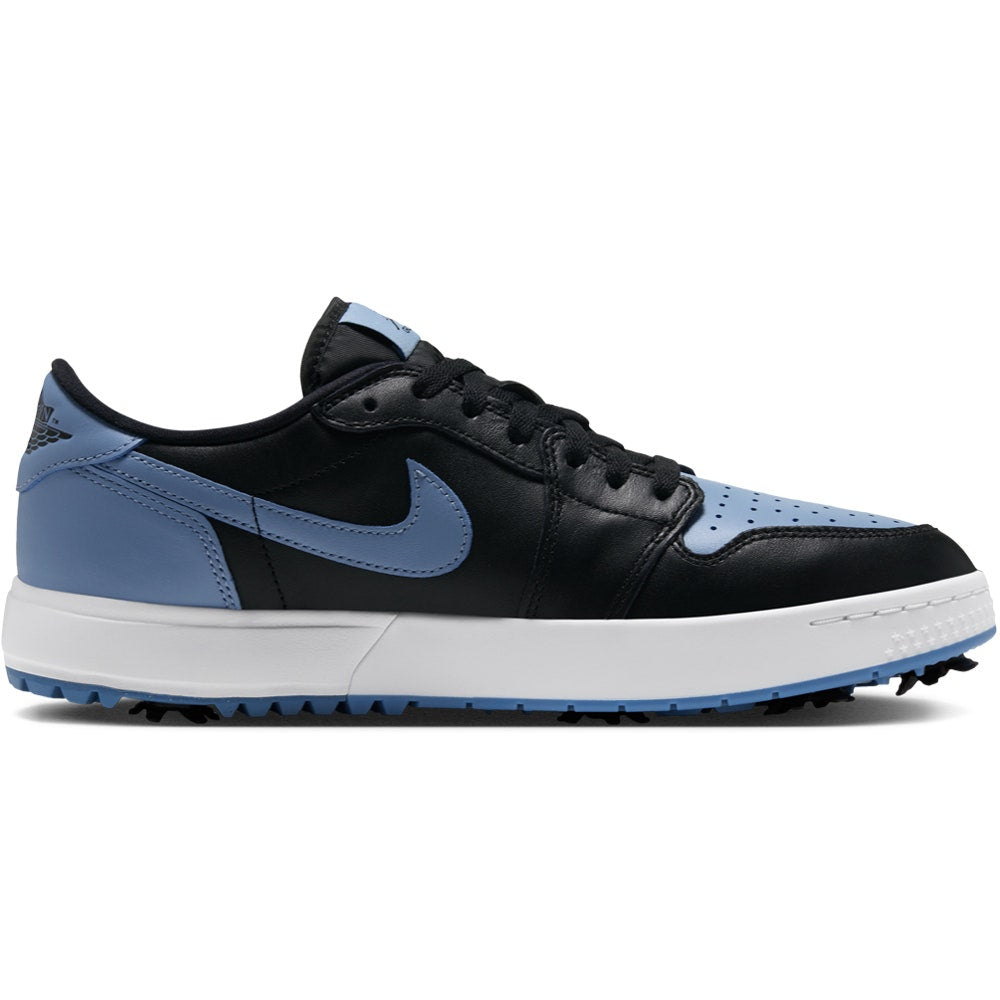 Nike Golf Shoes - Air Jordan 1 Low G Spiked - Black - Chambray HO26