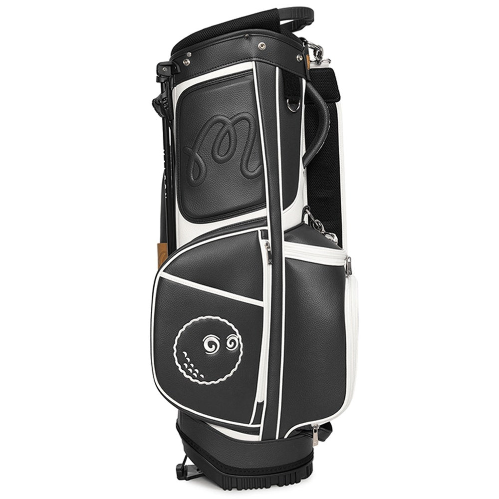 Malbon Golf Bag - Evergreen Stand Bag - Black FA25