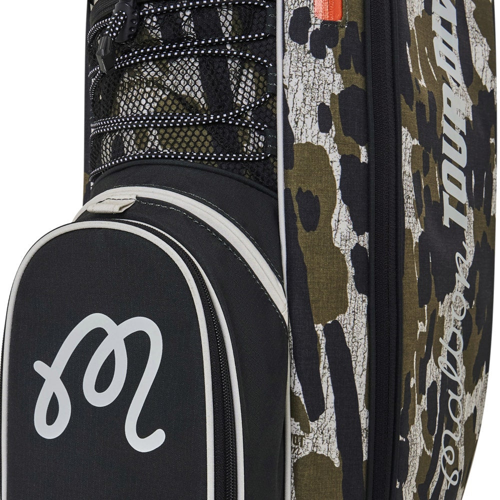 Malbon Golf Bag - Tour Divot Camo Walking Bag - Bark Camo SS26