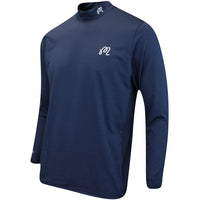 Malbon Golf Base Layer - Evergreen Compression Mock - Navy SS24