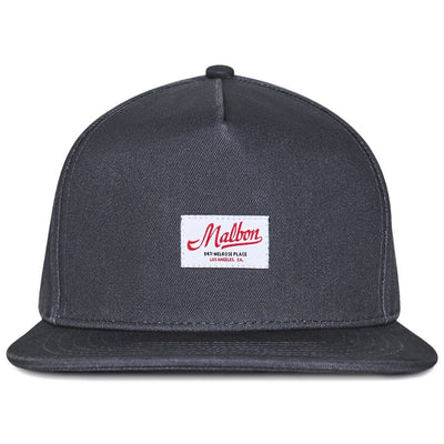 Malbon Golf Cap - Benchmark Snapback - Blueberry FA26