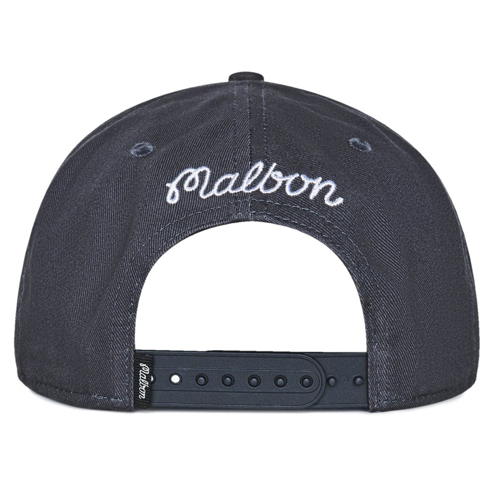 Malbon Golf Cap - Benchmark Snapback - Blueberry FA26