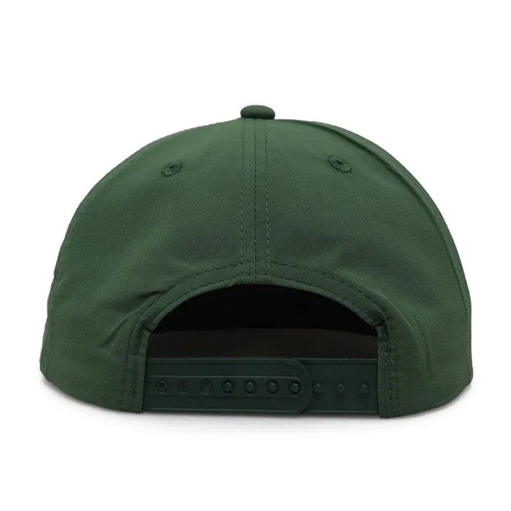 Malbon Golf Cap - Evergreen Script Rope Hat - Green SS25