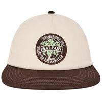 Malbon Golf Cap - Palmera Snapback - Cream SS26