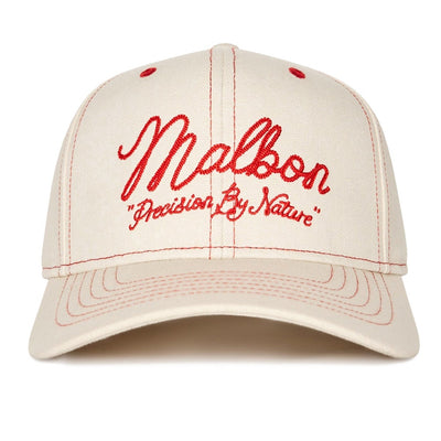 Malbon Golf Cap - Precision Snapback - Ivory FA26