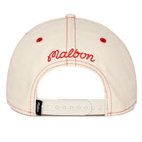 Malbon Golf Cap - Precision Snapback - Ivory FA26