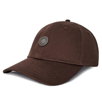 Malbon Golf Cap - Stamp Dad Hat - Brown SS26