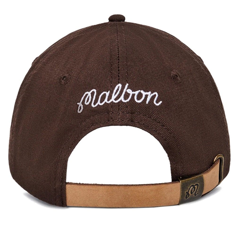 Malbon Golf Cap - Stamp Dad Hat - Brown SS26