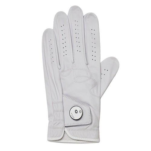 Malbon Golf Glove - Buckets Glove - White SS26