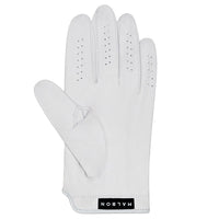 Malbon Golf Glove - Clover Leather LH - White FA25