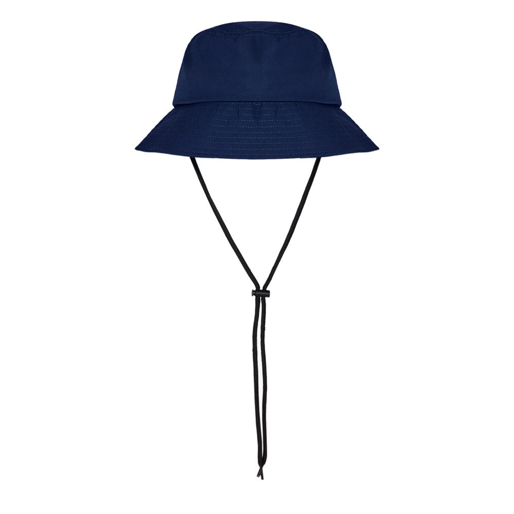 Malbon Golf Hat - Script Logo Bucket - Navy FA25