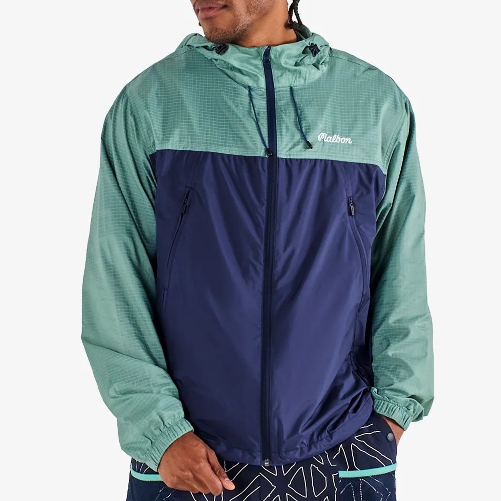 Malbon Golf Jacket - Caribe Jkt - Marine Green - Midnight SS26