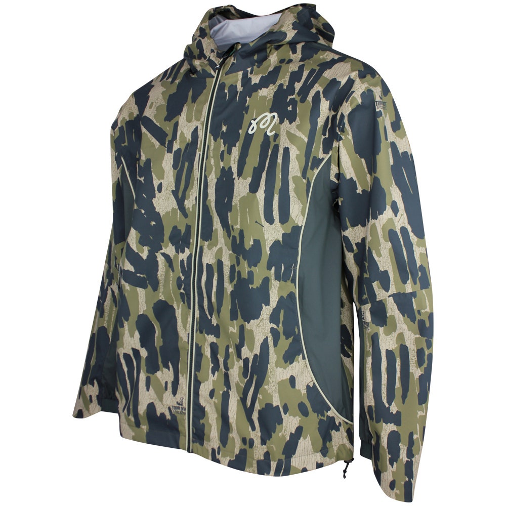 Malbon Golf Jacket - Tour Divot Camo Rain Jkt - Bark Camo SS26