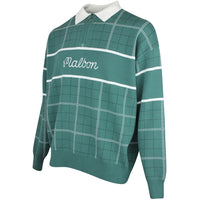 Malbon Golf Jumper - Bennett Plaid Sweater - Hunter Green HO25