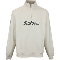 Malbon Golf Jumper - Collegiate Sweatshirt - Ivory FA26