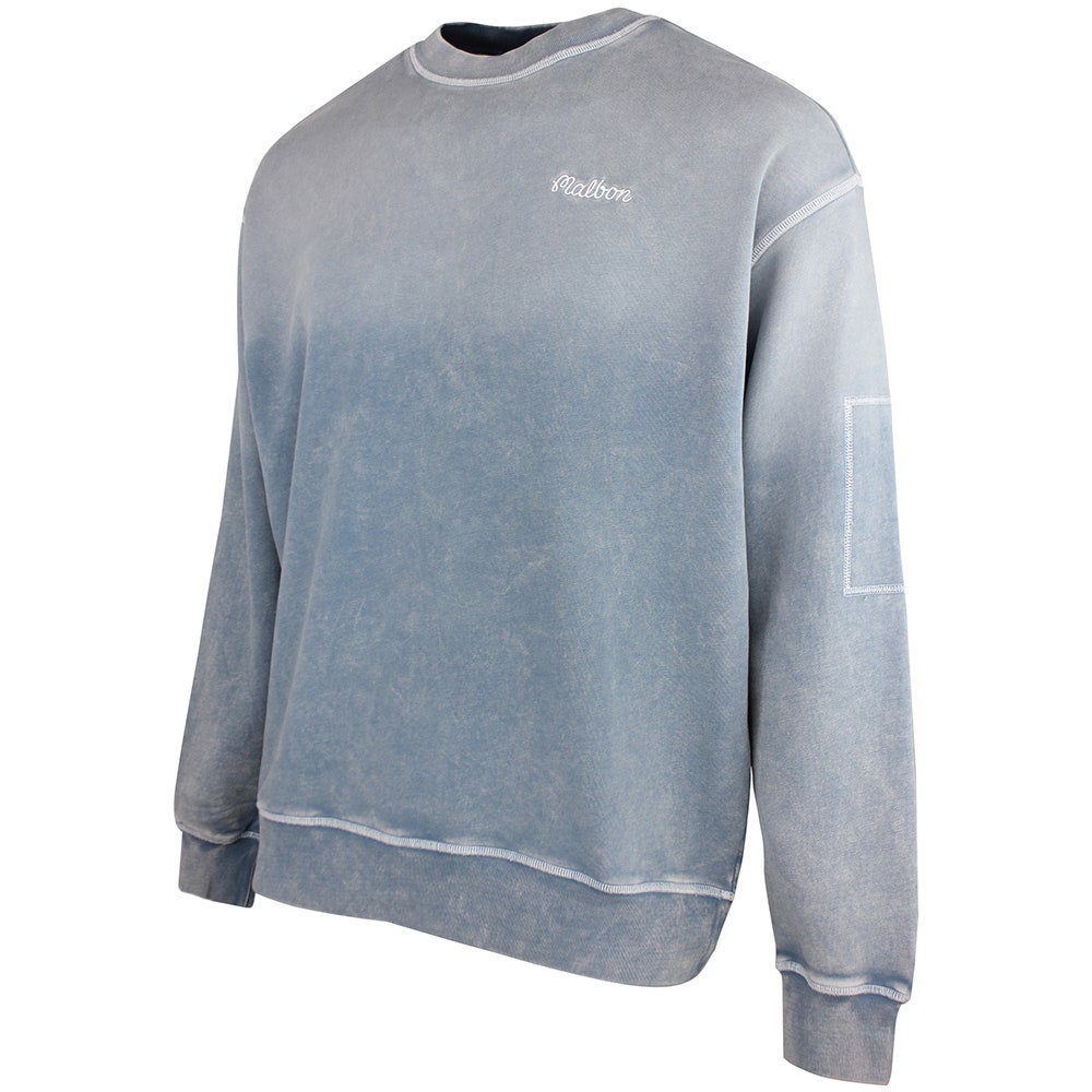 Malbon Golf Jumper - Range Fragment Sweatshirt - Slate FA26