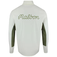 Malbon Golf Jumper - Santiago Mid Layer - Cream - Olivine SS26