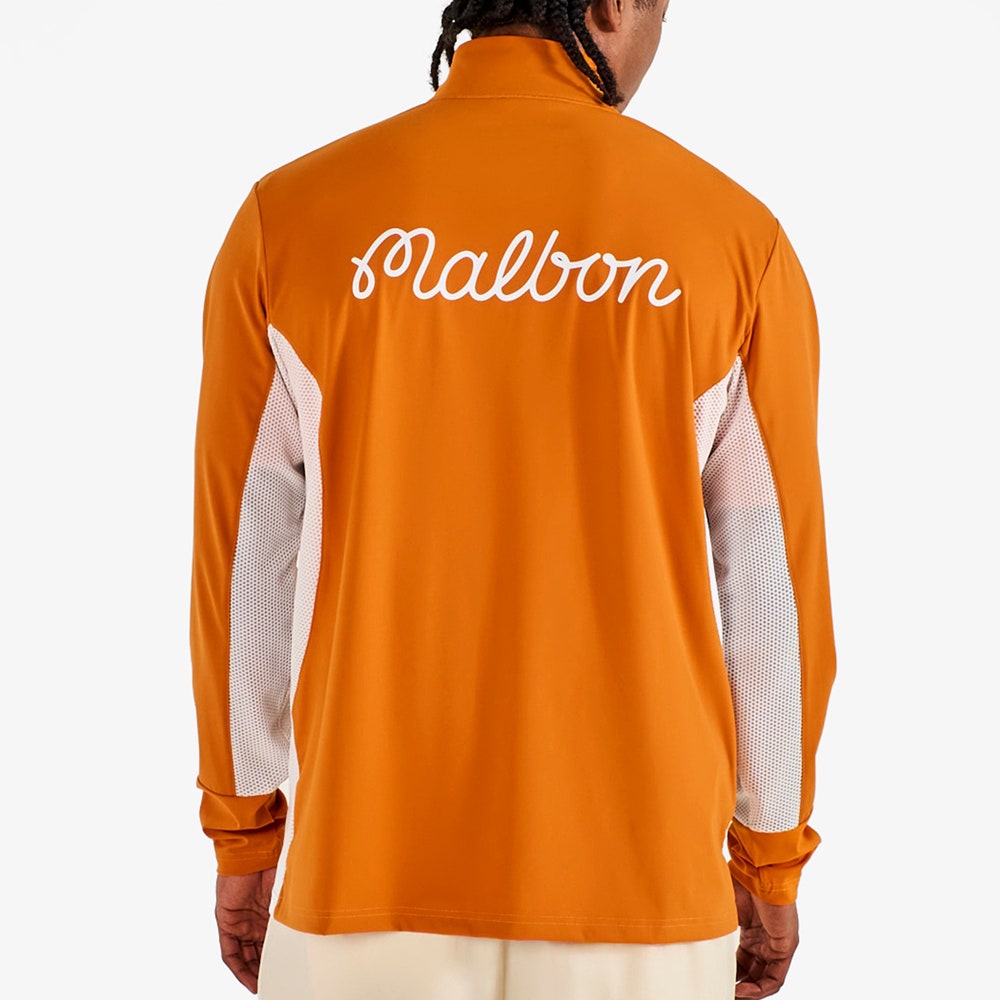 Malbon Golf Jumper - Santiago Mid Layer - Marmalade - Cream SS26
