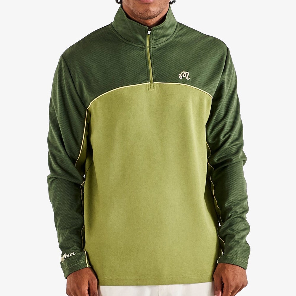 Malbon Golf Pullover - Aurora QZ - Iguana FA26