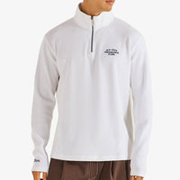 Malbon Golf Pullover - Flyer Ironworks QZ - White FA26
