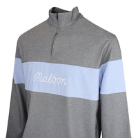 Malbon Golf Pullover - Horizon QZ - Black Chambray FA26