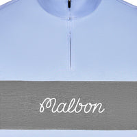 Malbon Golf Pullover - Horizon QZ - Blue Chambray FA26