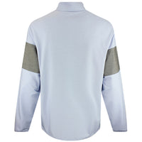 Malbon Golf Pullover - Horizon QZ - Blue Chambray FA26