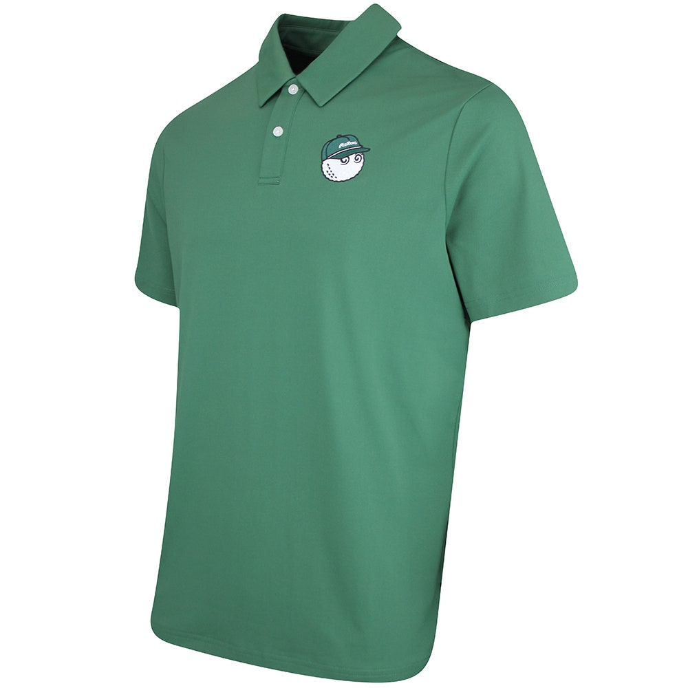 Malbon Golf Shirt - Fairway Baldwin Tech Polo - Forest FA25