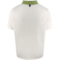 Malbon Golf Shirt - Fairway Hex Polo - Ivory FA26