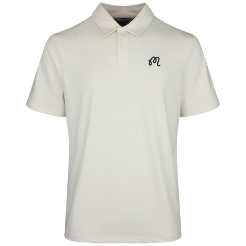 Malbon Golf Shirt - Fairway Polo - Ivory SS26