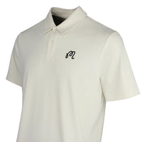 Malbon Golf Shirt - Fairway Polo - Ivory SS26