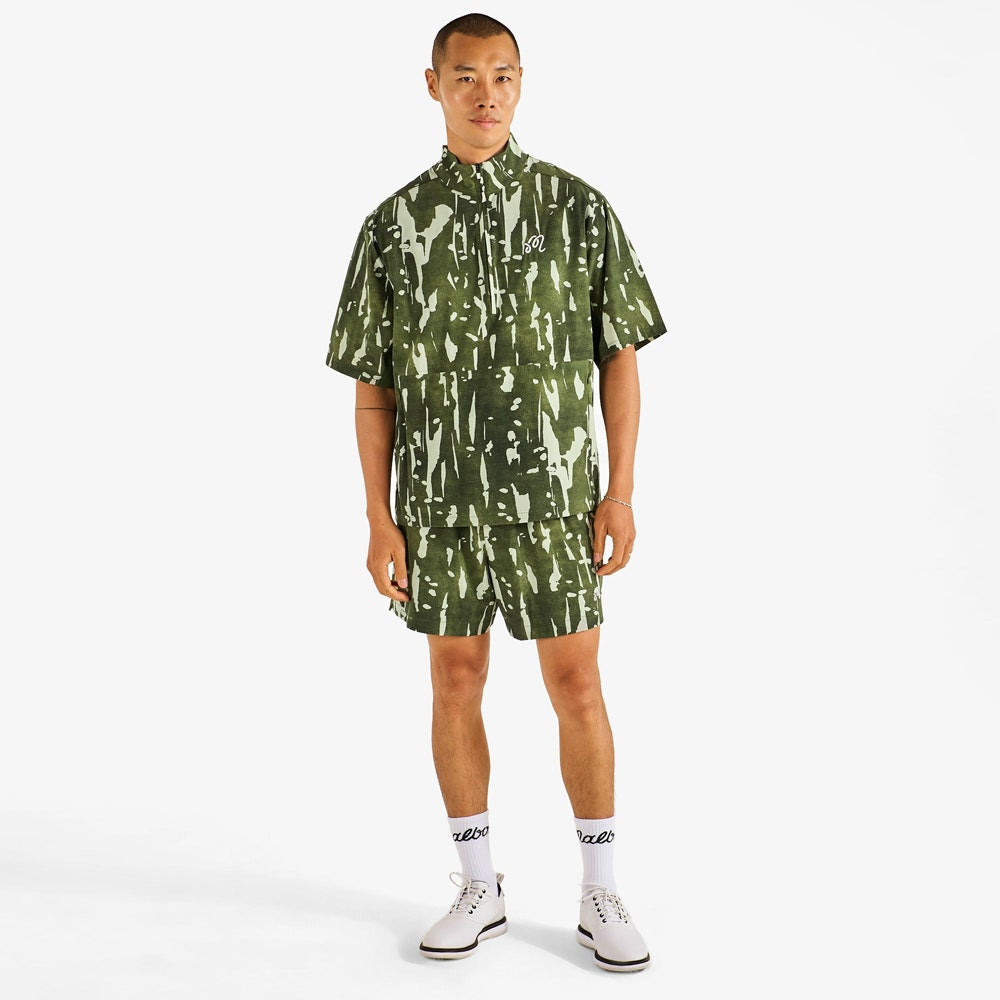 Malbon Golf Shorts - Scooter Short - Olive Inkwash FA26