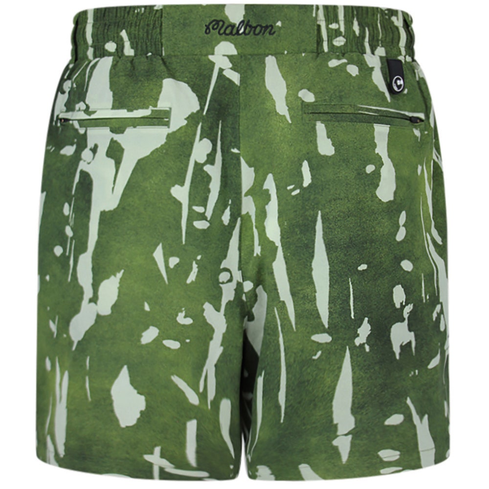 Malbon Golf Shorts - Scooter Short - Olive Inkwash FA26