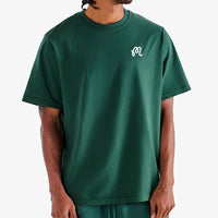 Malbon Golf T-Shirt - Bermuda Brumal Buckets Tee - Hunter Green HO25