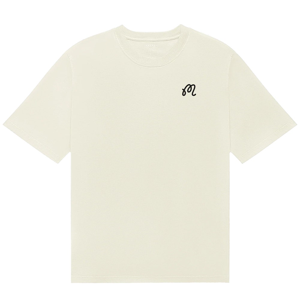 Malbon Golf T-Shirt - Bermuda Cigar Tee - Cream SU26