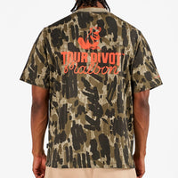 Malbon Golf T-Shirt - Bermuda Tee Tour Divot Camo - Bark Camo SS26
