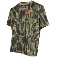 Malbon Golf T-Shirt - Bermuda Tee Tour Divot Camo - Bark Camo SS26